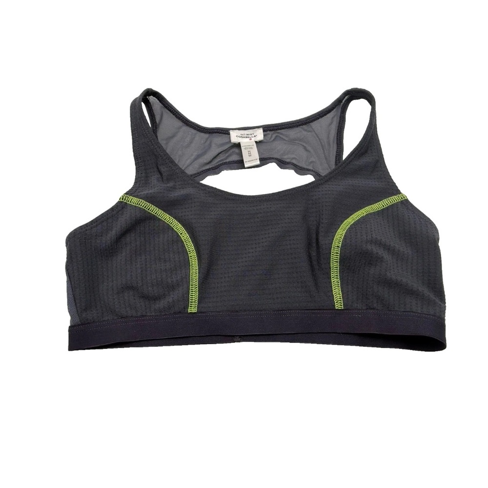 Cosabella Coronado Gray Keyhole Sports Bra Medium Wire free - Picture 2 of 5
